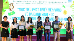 Trao giải cuộc thi hùng biện online về đa dạng sinh học ở Việt Nam Trao giải cuộc thi hùng biện online về đa dạng sinh học ở Việt Nam