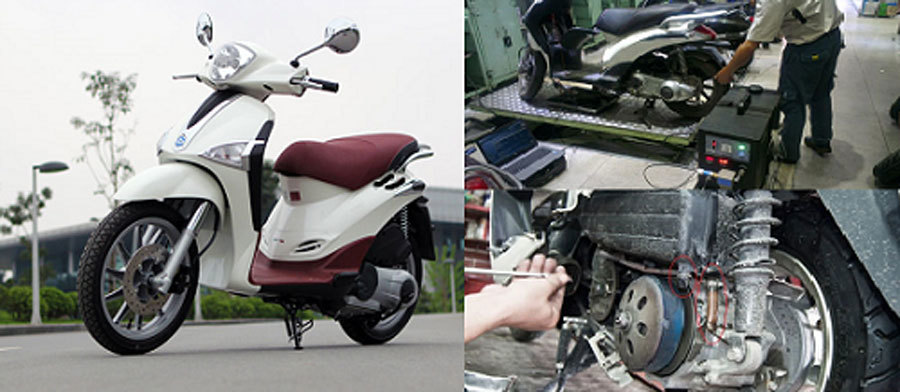 Piaggio Liberty Việt Nam 125ie màu xanh tím than  2banhvn