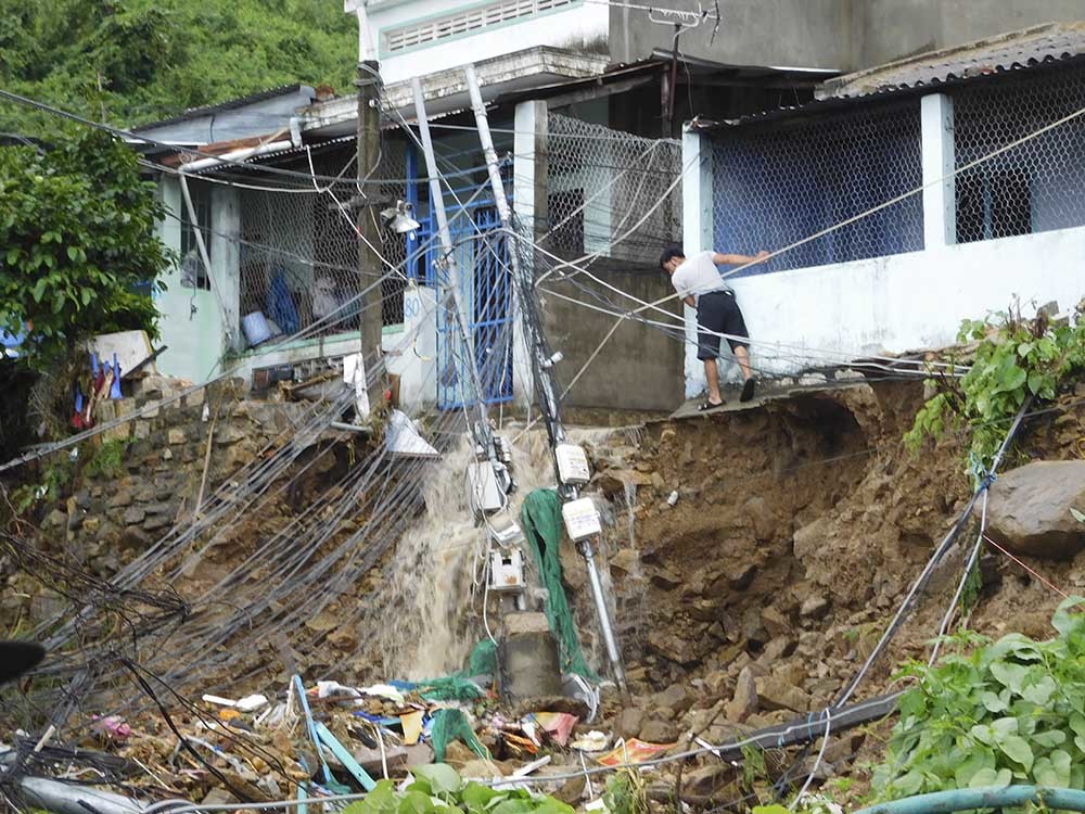 Nha Trang,Ngập lụt,bão số 8