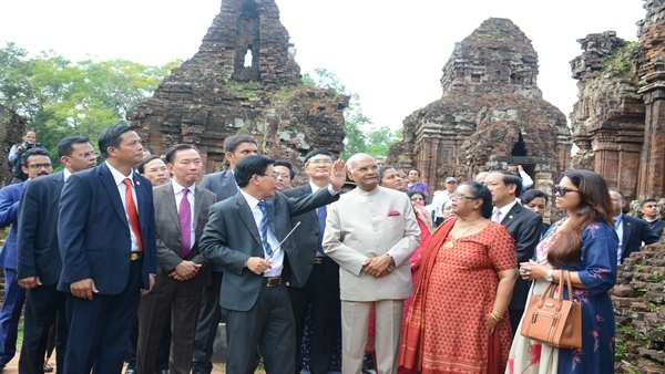Tổng thống Cộng hòa Ấn Độ thăm di sản Mỹ Sơn