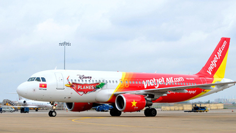 Máy bay Vietjet Air hoãn cất cánh để kiểm tra kĩ thuật