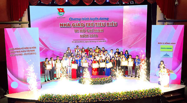 Nam A Bank vinh danh nhà giáo trẻ TP.HCM tiêu biểu 2018