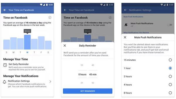 Facebook tung tính năng giúp theo dõi thời gian dùng mạng xã hội