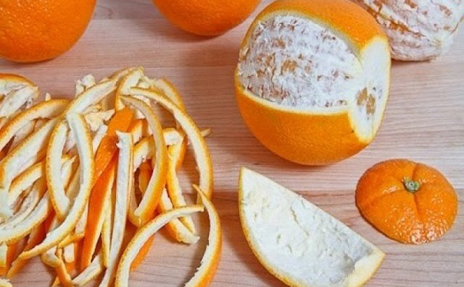 Tác dụng chữa bệnh không ngờ từ những thứ vứt đi của quả cam