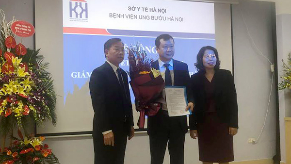 BV Ung bướu Hà Nội có giám đốc mới