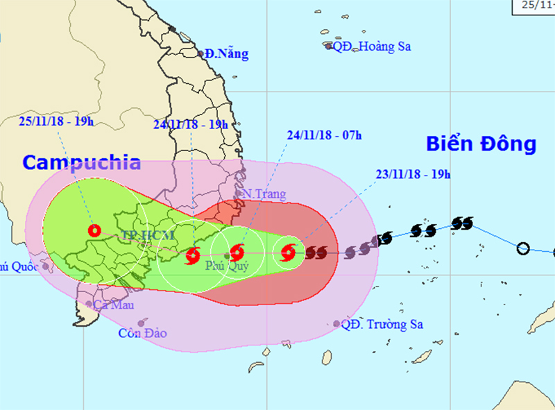 Dự báo thời tiết 24/11: Nín thở đợi bão số 9, Nam Bộ nguy cơ lốc xoáy
