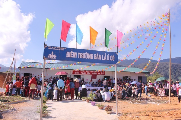Khánh thành điểm trường ở xã vùng biên Ka Lăng