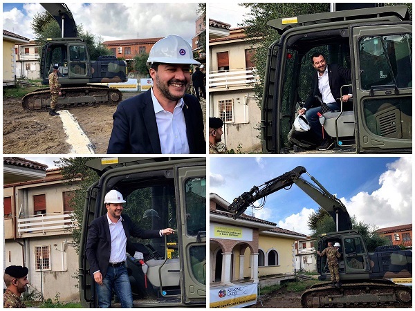 Bộ trưởng Italia đích thân san phẳng biệt thự của mafia