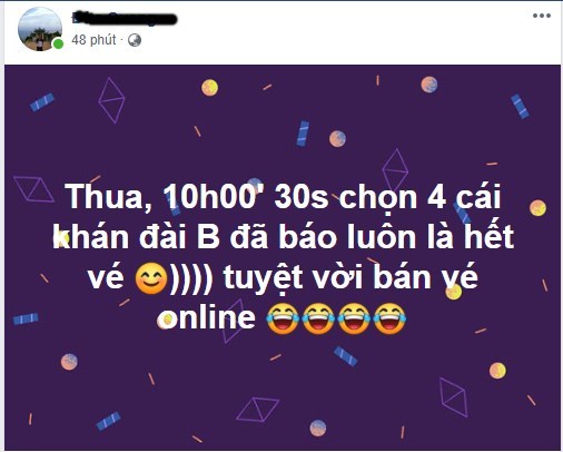 Dân mạng than trời vì mua vé xem Việt Nam vs Philippines