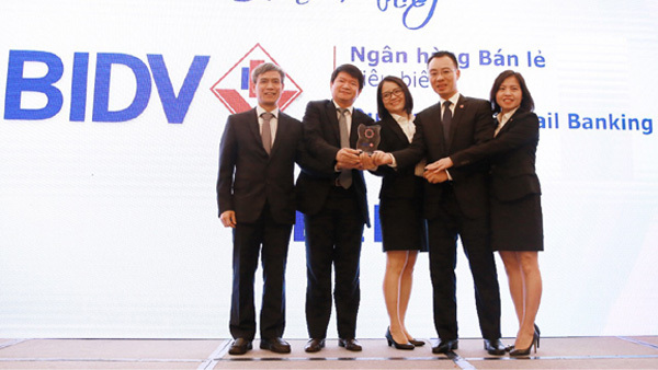 BIDV - 3 năm liền giải ‘ngân hàng bán lẻ tiêu biểu’