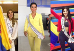 H'Hen Niê, Hoa hậu Colombia đi catwalk tại sân bay trước khi đến Miss Universe 2018