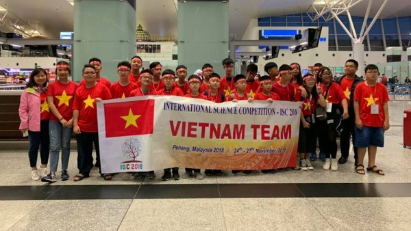 Học sinh Việt Nam đạt thành tích xuất sắc tại kỳ thi Khoa học quốc tế ISC 2018