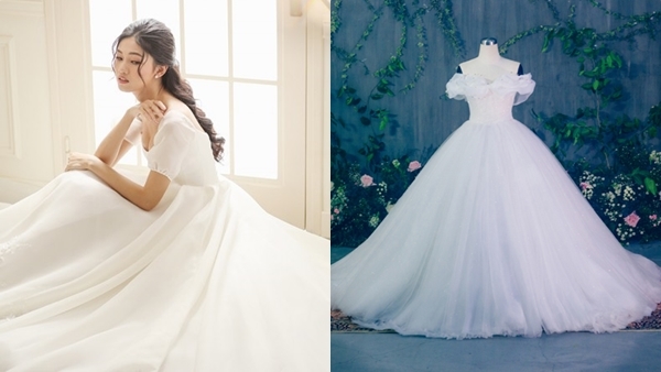 Váy cưới đính 10.000 viên pha lê của Á hậu Thanh Tú