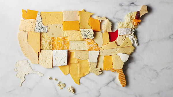 Phô mai Mỹ trưng bày tại triển lãm Food & Hotel Hà Nội