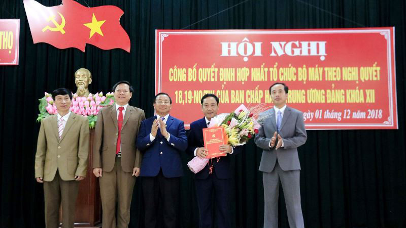 Huyện đầu tiên hợp nhất nội vụ với tổ chức, kiểm tra với thanh tra