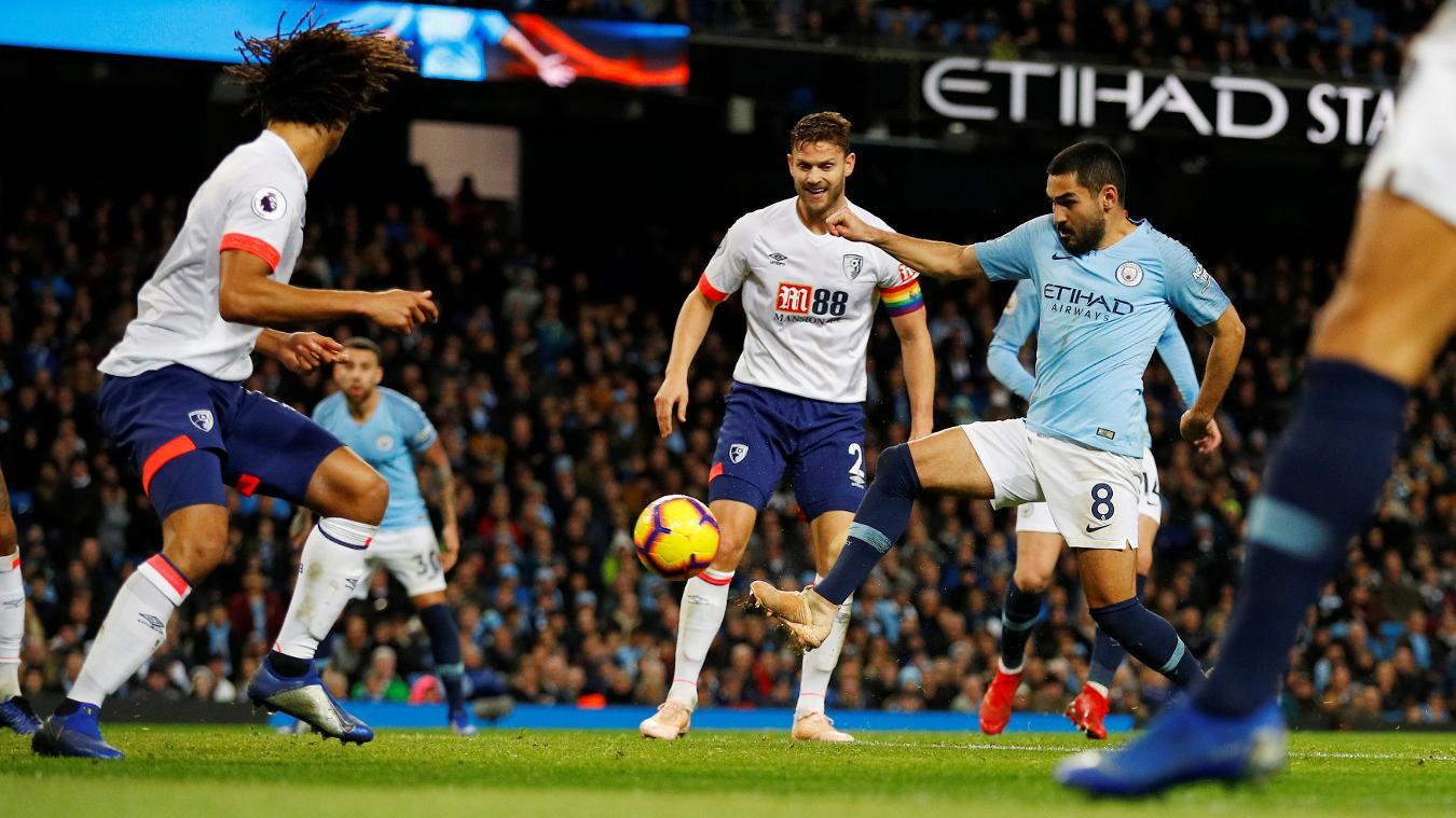 Bùng nổ hiệp 2, Man City hạ đẹp Bournemouth