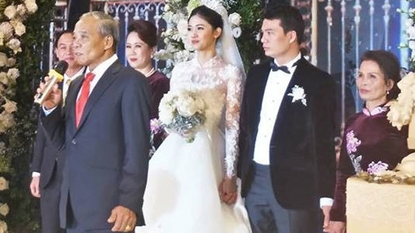 Tiệc cưới được bảo vệ nghiêm ngặt của Á hậu Thanh Tú và đại gia hơn 16 tuổi