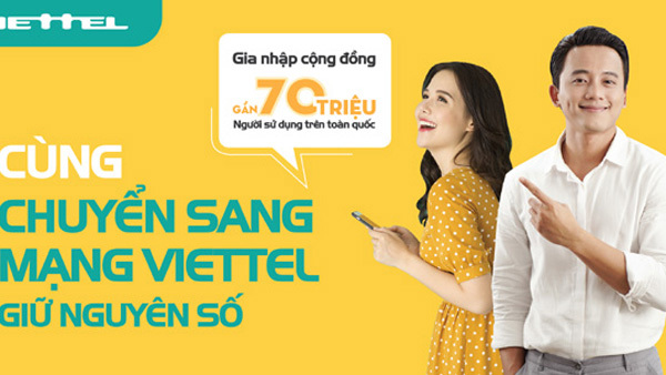 Viettel đến tận nhà hỗ trợ khách hàng chuyển mạng giữ số