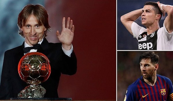 Qua mặt Messi và Ronaldo, Modric đoạt Quả bóng Vàng 2018