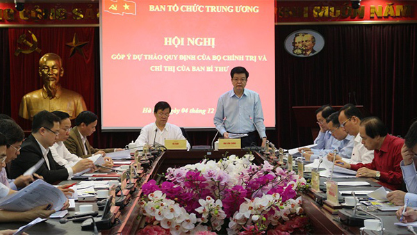 Trình Bộ Chính trị dự thảo về sàng lọc đảng viên trong tháng 12