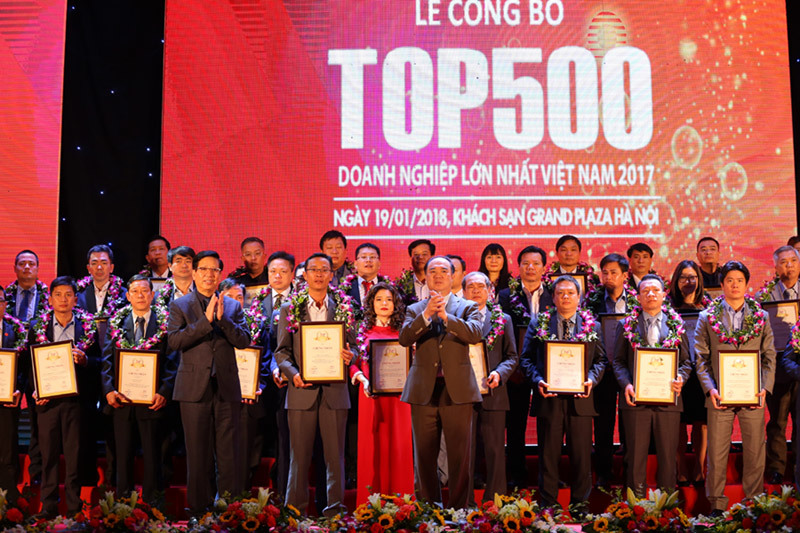 Xếp hạng Top 500 Doanh nghiệp lớn nhất Việt Nam năm 2018