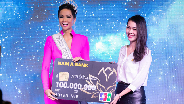 Nam A Bank đồng hành cùng H'hen Niê tại Miss Universe 2018