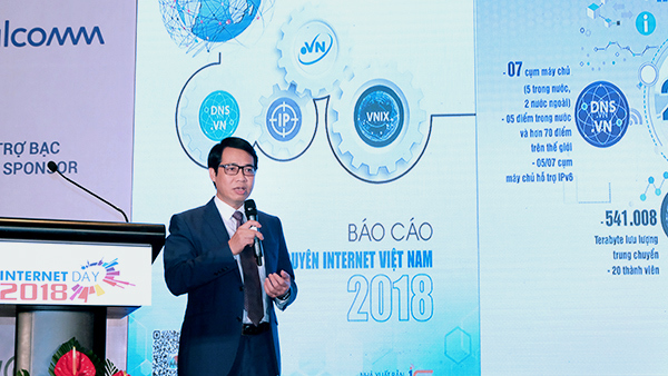 Những chỉ số nổi bật về tài nguyên Internet Việt Nam năm 2018