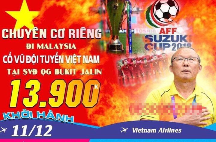 Nửa đêm săn tour sang Malaysia cổ vũ tuyển Việt Nam đấu chung kết