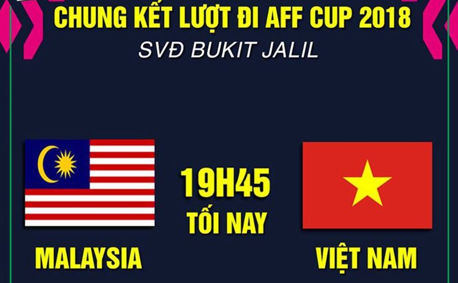 Link xem Việt Nam vs Malaysia, 19h45 ngày 11/12