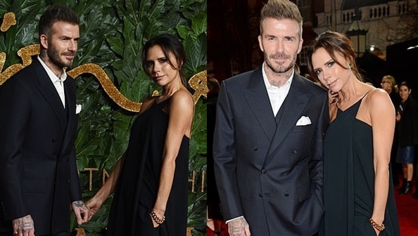 Vợ chồng David Beckham nắm tay không rời trên thảm đỏ sau tin đồn rạn nứt