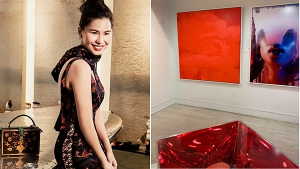 Tranh của NTK Thủy Nguyễn được đấu giá từ thiện hơn 2 tỷ tại Mỹ