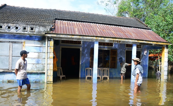 Quảng Nam lụt kỷ lục: Ông ngoại đau đớn thấy cháu chết bên cây khế