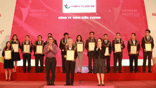 Kiến Vương vào Top 500 doanh nghiệp lợi nhuận tốt nhất 2018