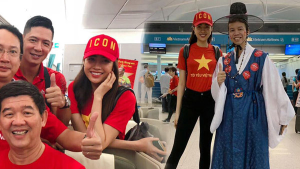 Lệ Hằng, Bình Minh sang Malaysia cổ vũ tuyển Việt Nam