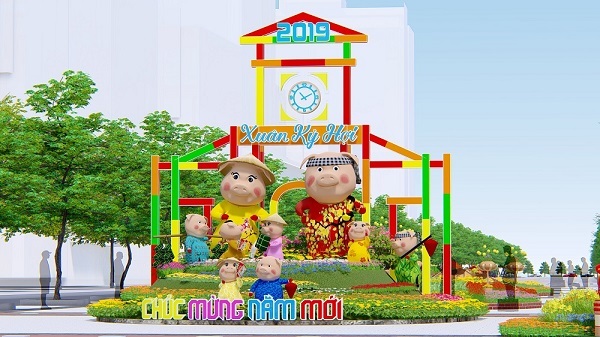 Đường hoa Nguyễn Huệ Tết Kỷ Hợi 2019 có gì mới?
