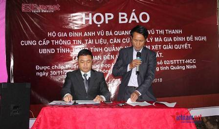 Quảng Ninh: Người dân đầu tiên tổ chức họp báo về cưỡng chế nhà