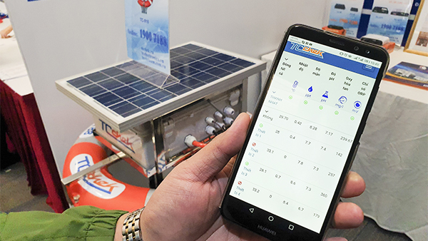 Hệ thống giám sát chất lượng nước Made in Vietnam, tự báo kết quả về smartphone