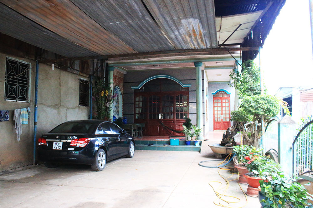 Ngôi nhà ở Bình Phước của gia đình cầu thủ Hồng Duy