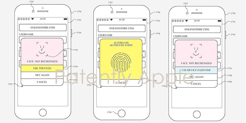 Bằng sáng chế của Apple cho thấy iPhone trong tương lai có thể có cả Face ID và Touch ID