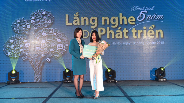 Viettel trao giải ‘Lắng nghe để phát triển’ năm 2018