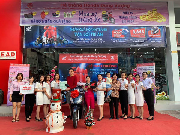 Hơn 10 vạn khách hàng nhận quà tri ân từ Honda