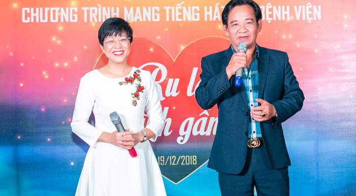MC Thảo Vân, Trà My hát tặng các bệnh nhân ung thư