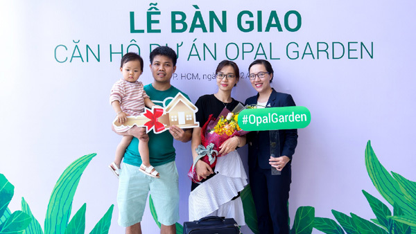 Đất Xanh bàn giao nhà Opal Garden đúng tiến độ