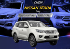 Một tỷ đồng, chọn Nissan Terra hay Toyota Fortuner, Ford Everest?
