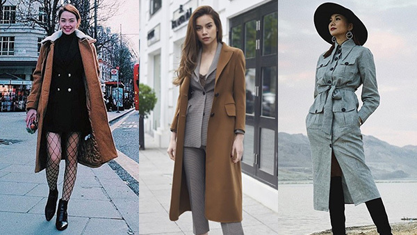 Hồ Ngọc Hà, Thanh Hằng, Minh Hằng sành điệu với mốt áo khoác dáng dài