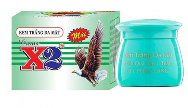 Thu hồi toàn quốc lô sản phẩm kem trắng da mặt X2
