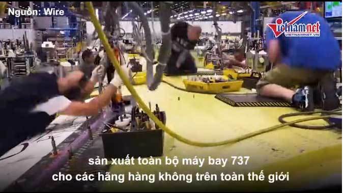 Xem Boeing sản xuất máy bay chở khách chỉ trong 9 ngày