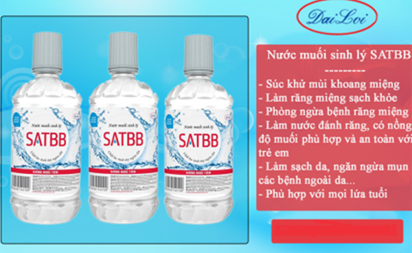 Thu hồi nhiều sản phẩm nước muối không đạt chất lượng