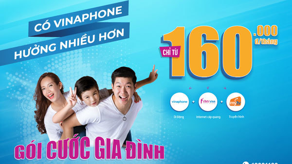 VinaPhone hút thuê bao chuyển mạng với gói Gia đình tiện ích