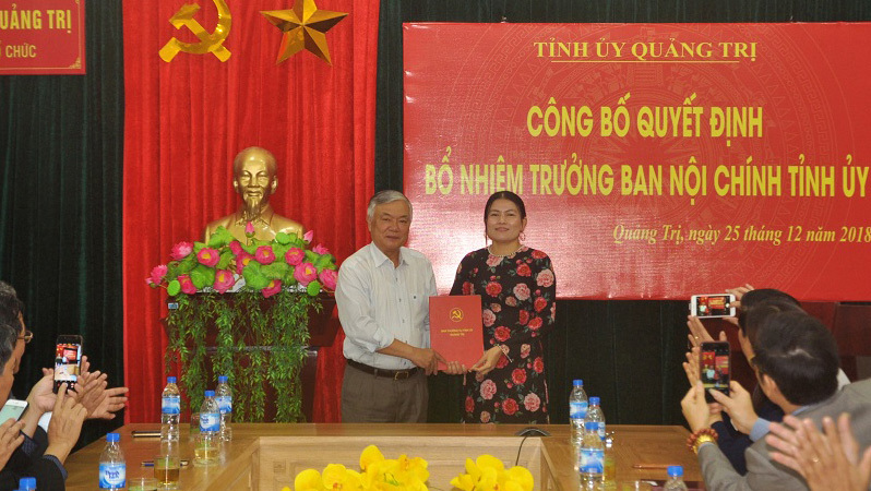 Quảng Trị có nữ Trưởng Ban Nội chính Tỉnh ủy